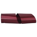 Reliant Ribbon Reliant Ribbon 4700-090-25K 6 in. 50 Yards Single Face Satin Allure Ribbon; Burgundy 4700-090-25K